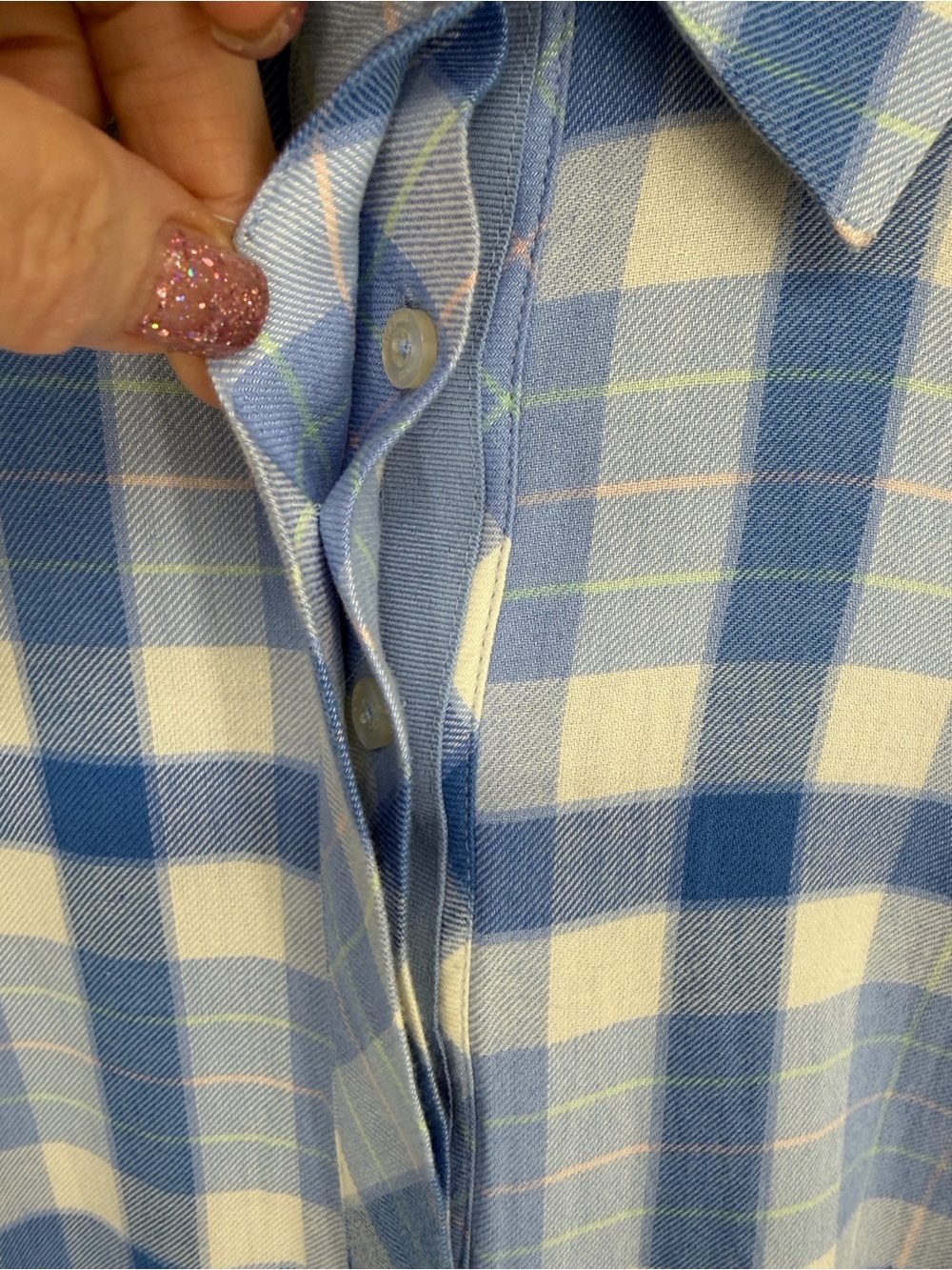 Vineyard Vines Blue Plaid Dress Women’s Size Small - Picture 6 of 10